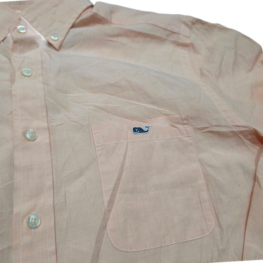 Camisa Slimfit Vineyard Vines Grande L Naranja