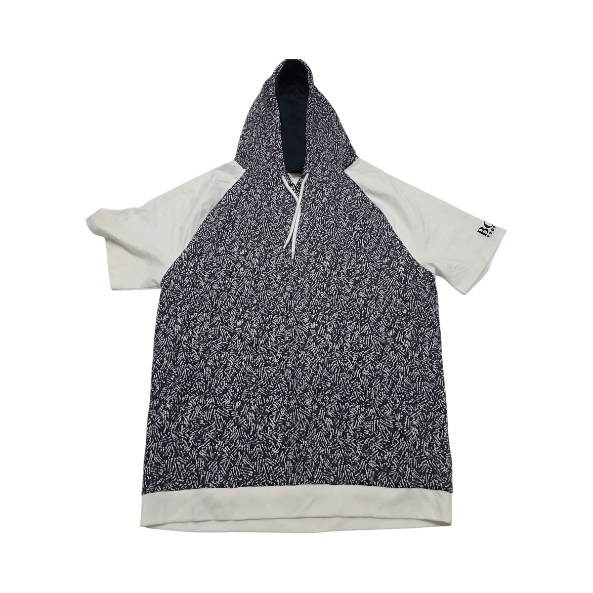 Playera Con Gorro Hugo Boss Xxl Blanco Azul