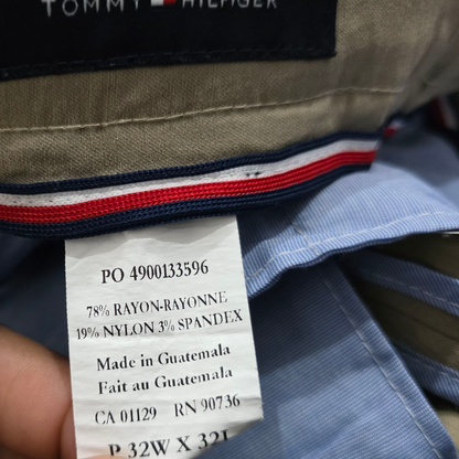 Pantalon Tommy Hilfiger 32 X 32 Stretch Cafe