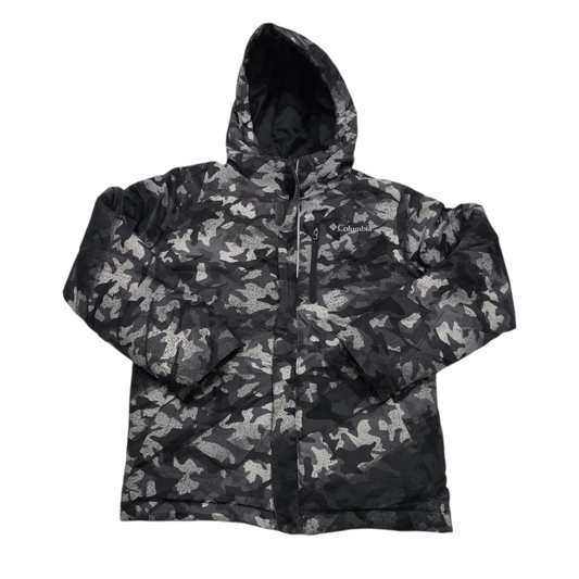 Chamarra Columbia Chica S 8 Años Gris