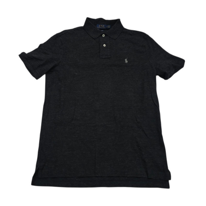 Playera Polo Ralph Lauren Chico S Gris Classic Fit