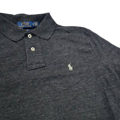 Playera Polo Ralph Lauren Chico S Gris Classic Fit