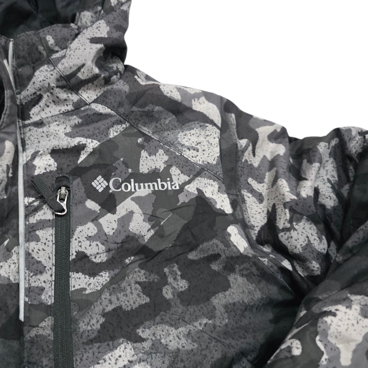 Chamarra Columbia Chica S 8 Años Gris
