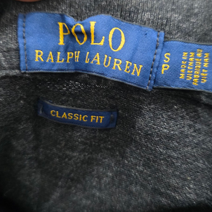 Playera Polo Ralph Lauren Chico S Gris Classic Fit