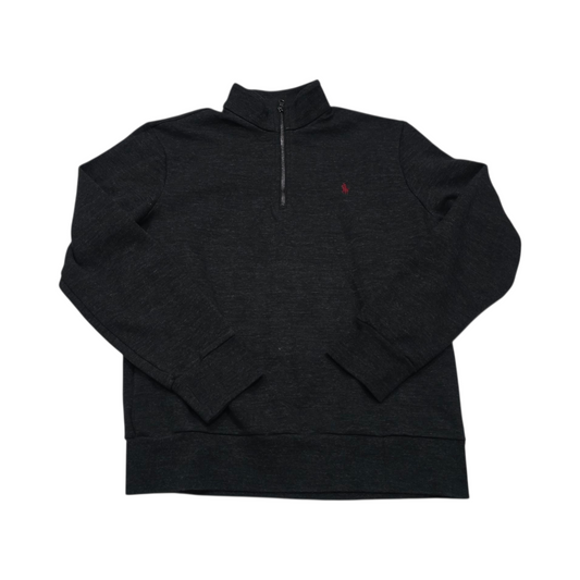 Sueter Ralph Lauren Mediana M Gris Oscuro Pony Rojo