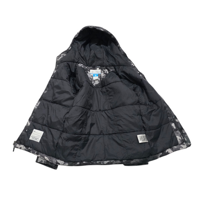 Chamarra Columbia Chica S 8 Años Gris