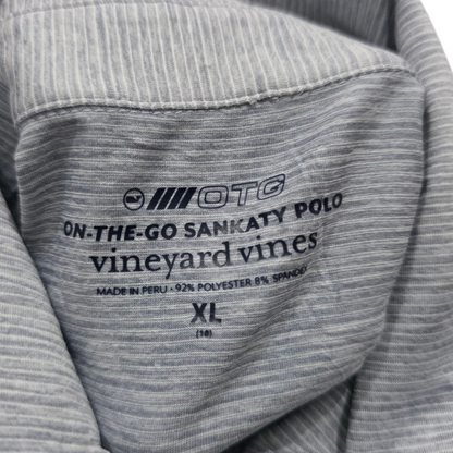 Playera Vineyard Vines Xgrande Xl Adolescente Gris