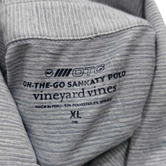 Playera Vineyard Vines Xgrande Xl Adolescente Gris