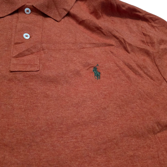 Playera Polo Ralph Lauren Grande L Naranja