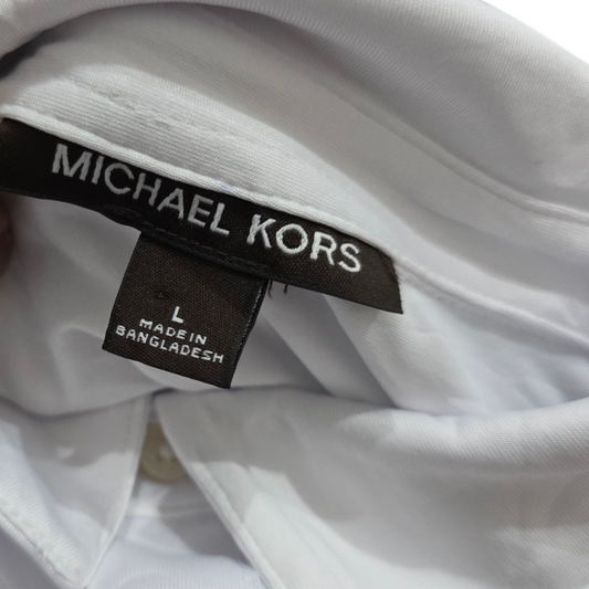 Playera Polo Michael Kors Grande L Blanco