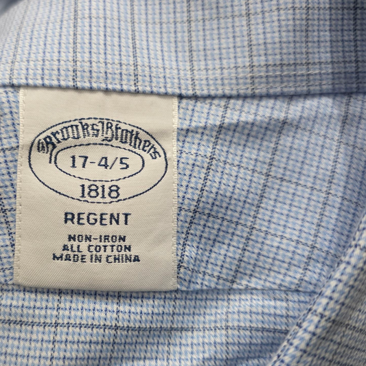 Camisa Brooks Brothers Xgrande Xl Regent Azul
