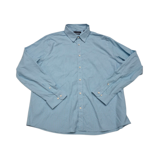 Camisa Tommy Hilfiger Xgrande Xl Azul Cuadros