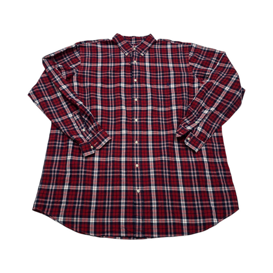 Camisa Ralph Lauren Classic Fit 3xl Cuadro Rojo Blanco