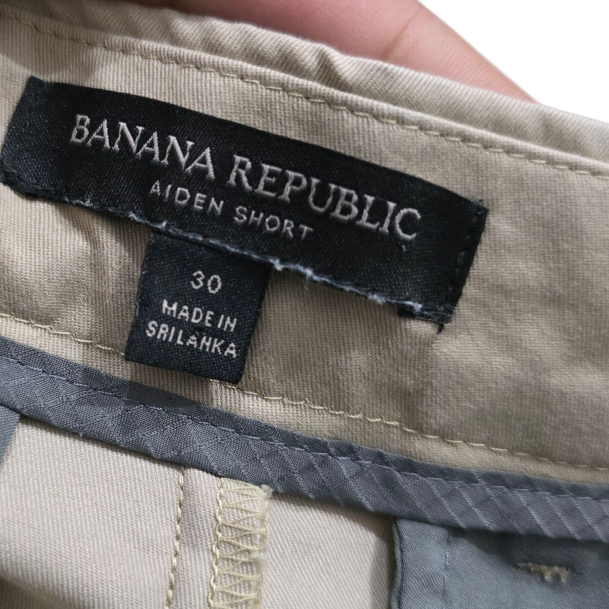 Bermuda Banana Republic Talla 30 Cafe