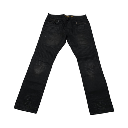 Pantalon Akoo Brand 36 Negro Cera