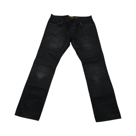 Pantalon Akoo Brand 36 Negro Cera