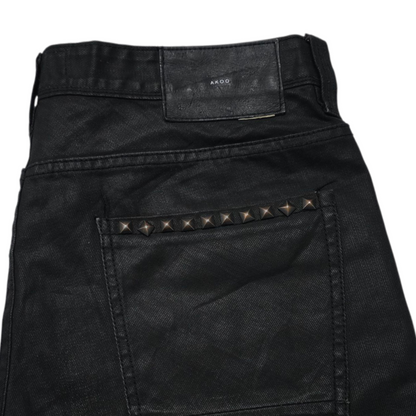 Pantalon Akoo Brand 36 Negro Cera