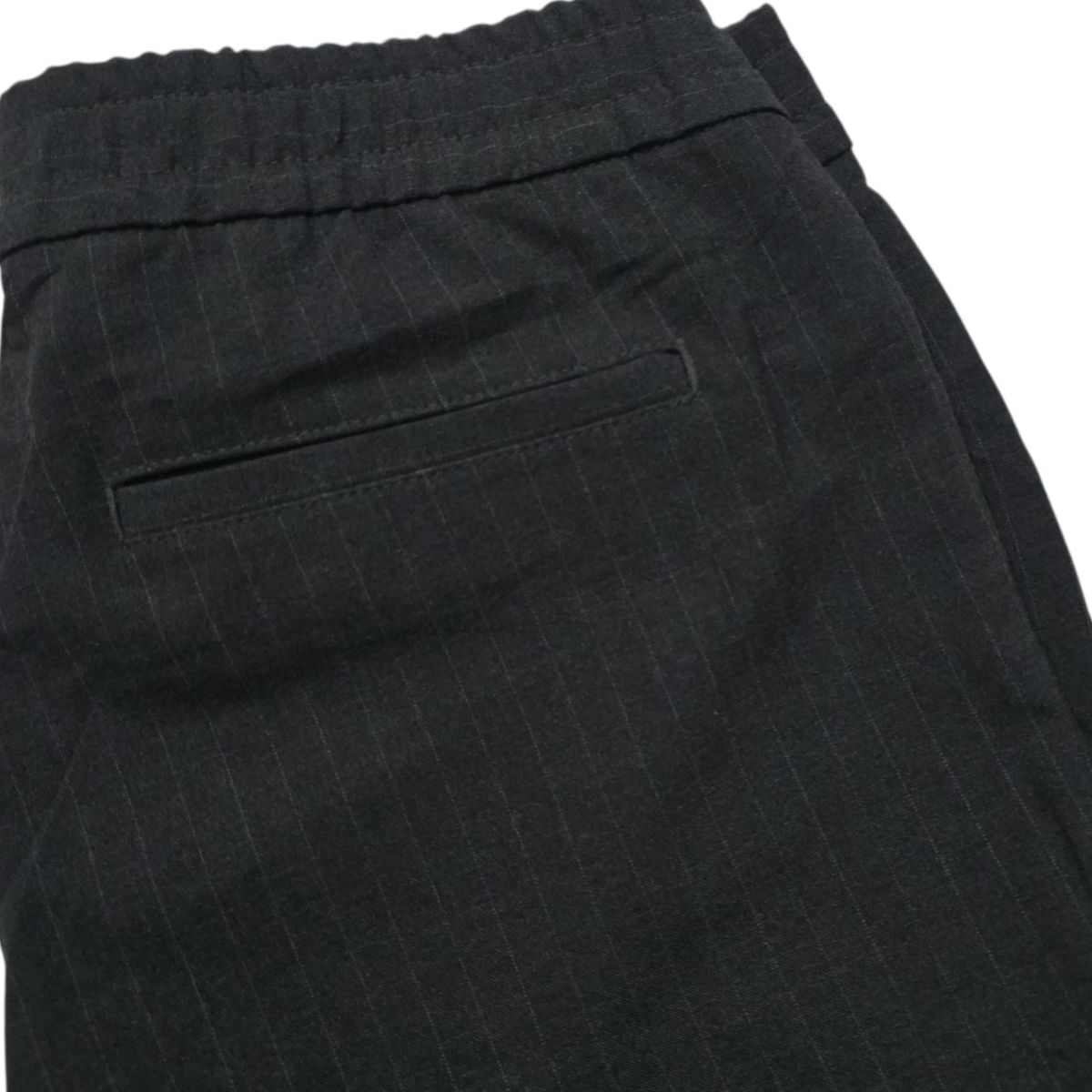 Pantalon Banana Republic Tapered Pant Gris Lineas