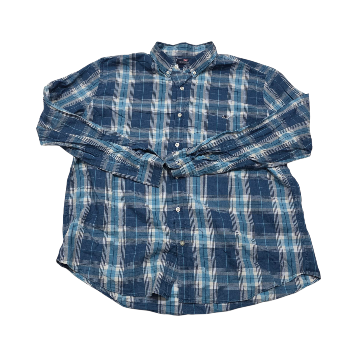 Camisa Vineyard Vines Xxl Cuadros Azul
