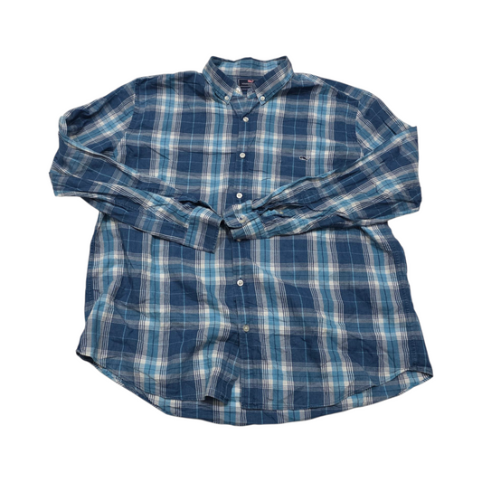 Camisa Vineyard Vines Xxl Cuadros Azul