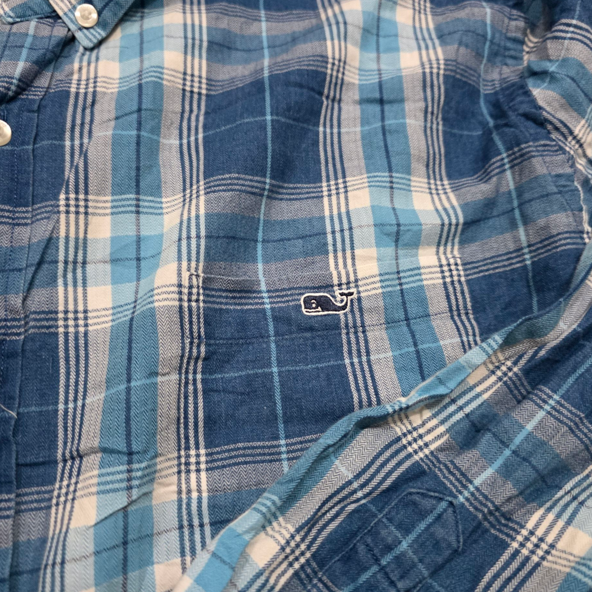Camisa Vineyard Vines Xxl Cuadros Azul