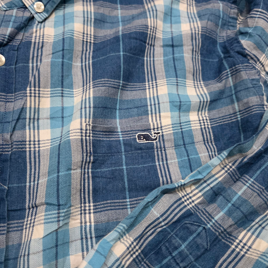 Camisa Vineyard Vines Xxl Cuadros Azul