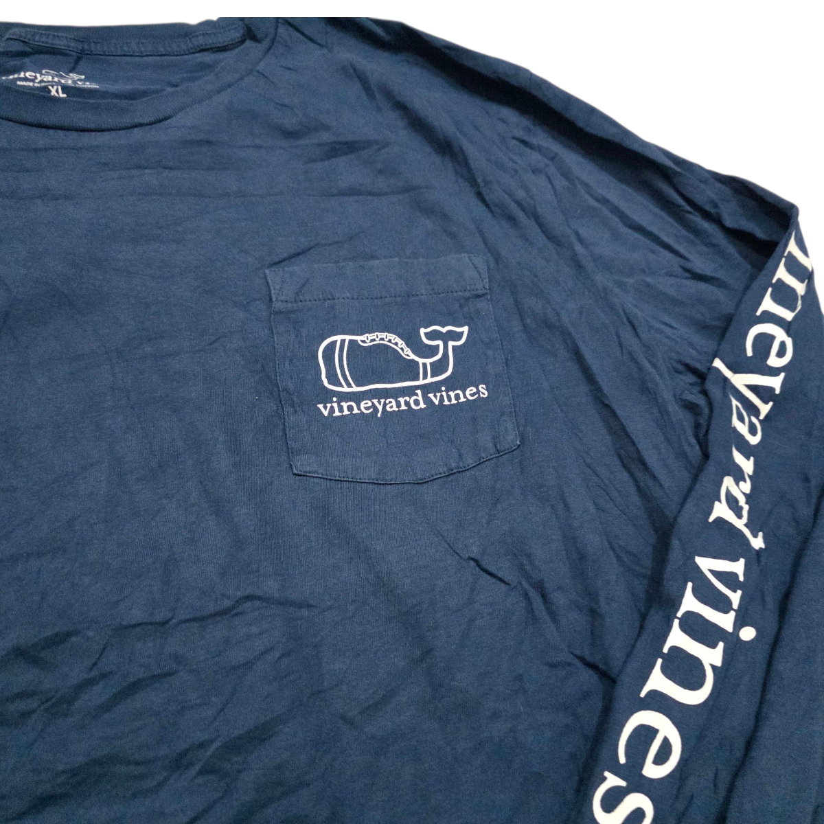 Playera Manga Larga Vineyard Vines Xgrande Xl Azul