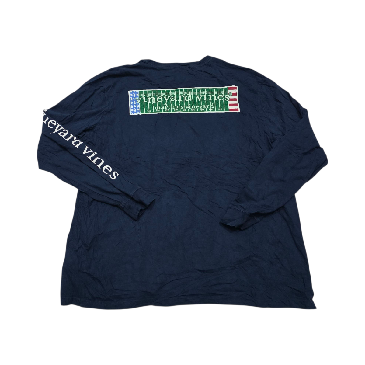 Playera Manga Larga Vineyard Vines Xgrande Xl Azul