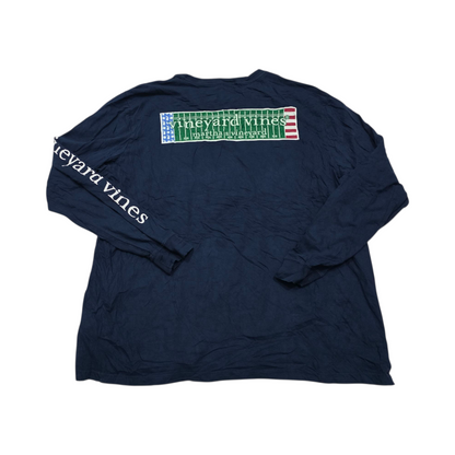 Playera Manga Larga Vineyard Vines Xgrande Xl Azul