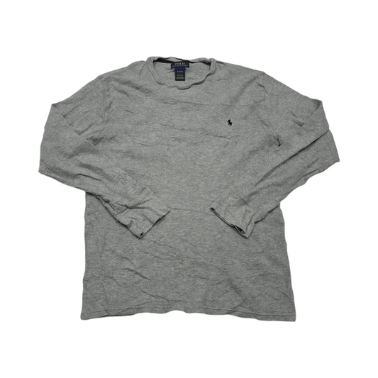 Playera Manga Larga Ralph Lauren Xgrande Xl Gris