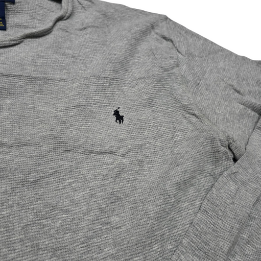 Playera Manga Larga Ralph Lauren Xgrande Xl Gris