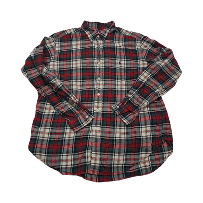 Camisa Ralph Lauren Xgrande Xl Cuadro Rojo Verde