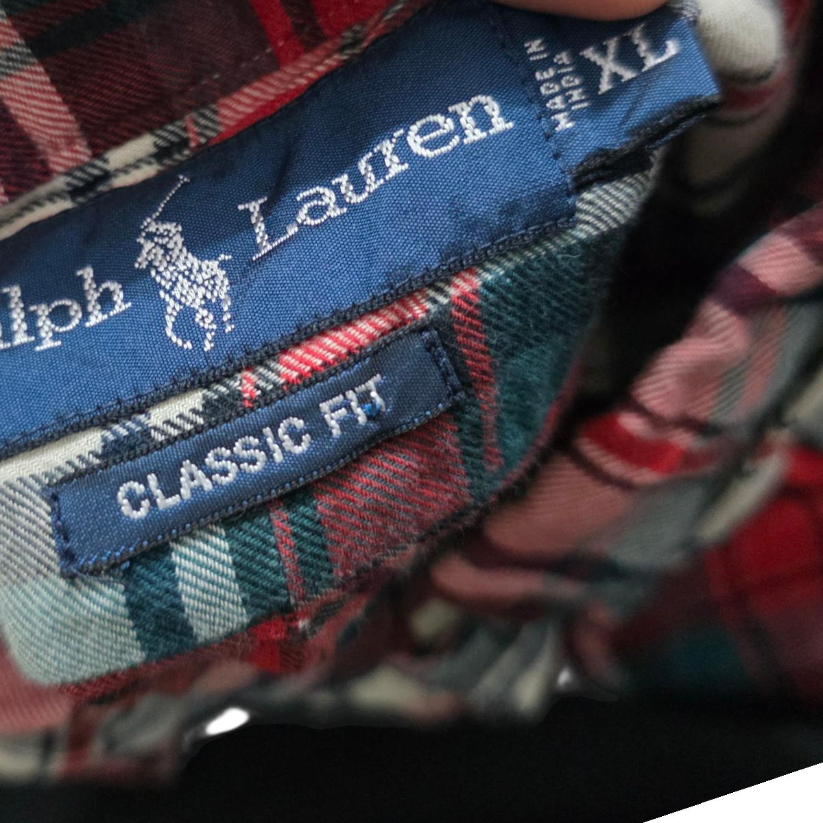 Camisa Ralph Lauren Xgrande Xl Cuadro Rojo Verde