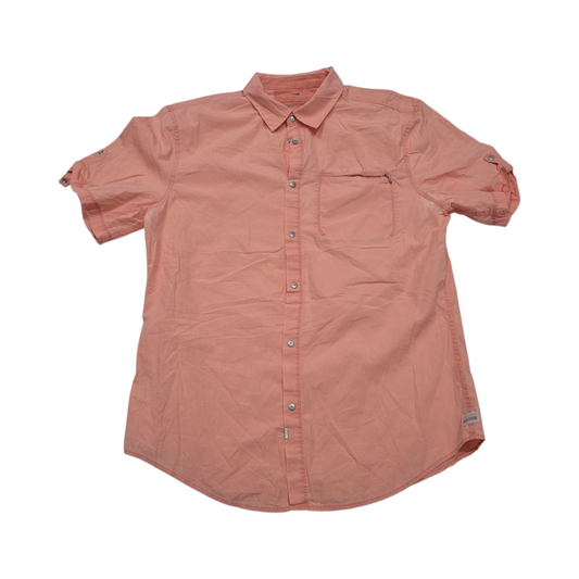 Camisa Manga Corta Calvin Klein Grande L Melon