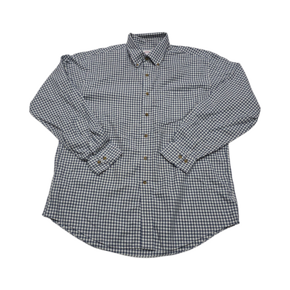 Camisa Brooks Brothers Grande L Azul Y Blanco
