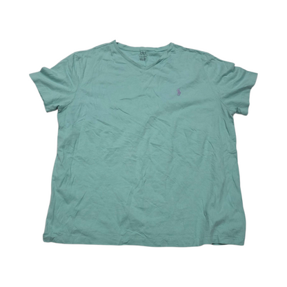 Playera Ralph Lauren Grande L Turquesa Pony Morado