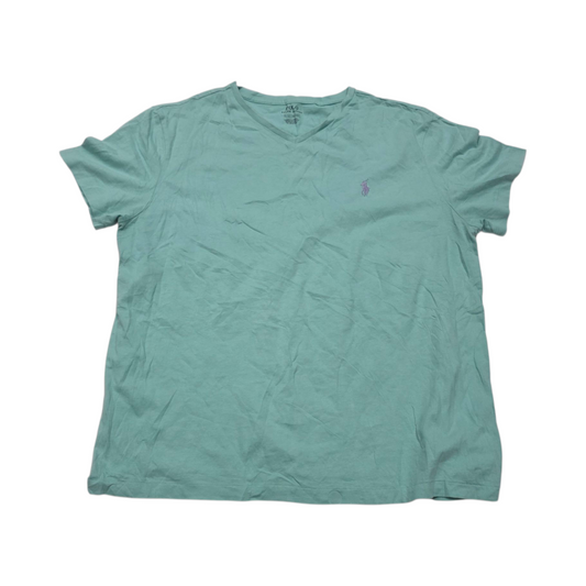 Playera Ralph Lauren Grande L Turquesa Pony Morado