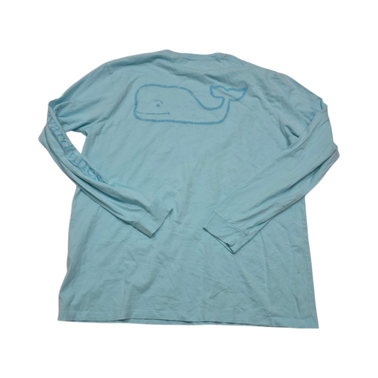 Playera Manga Larga Vineyard Vines Grande L Azul Agua