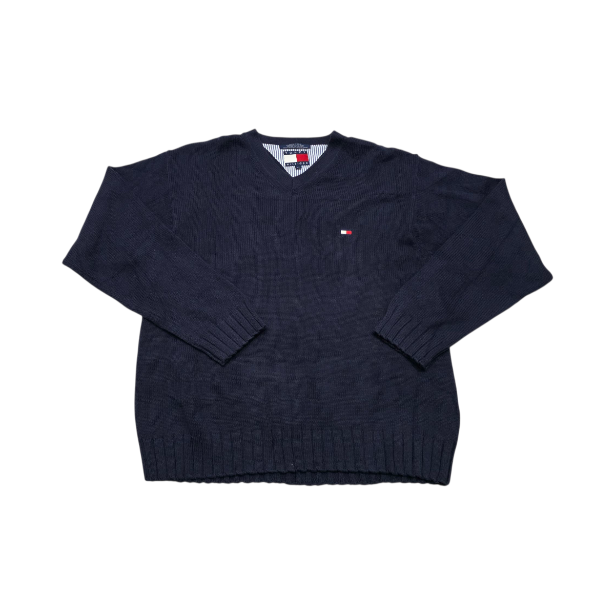 Sueter Tommy Hilfiger Grande L Azul Vintage