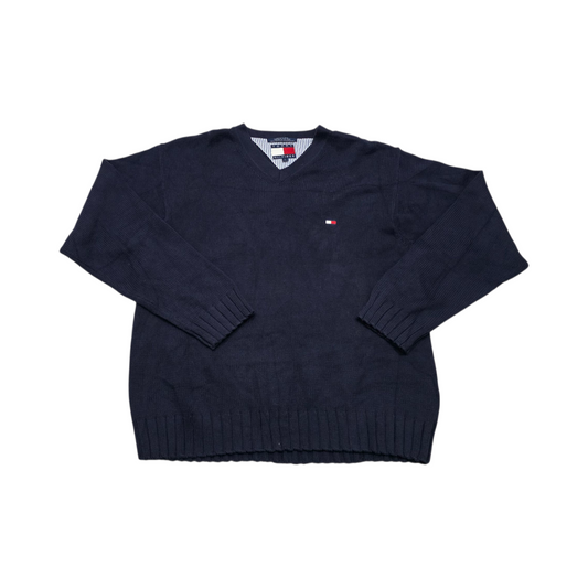 Sueter Tommy Hilfiger Grande L Azul Vintage