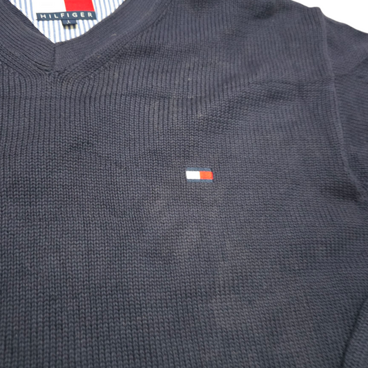 Sueter Tommy Hilfiger Grande L Azul Vintage