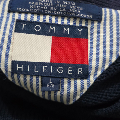 Sueter Tommy Hilfiger Grande L Azul Vintage