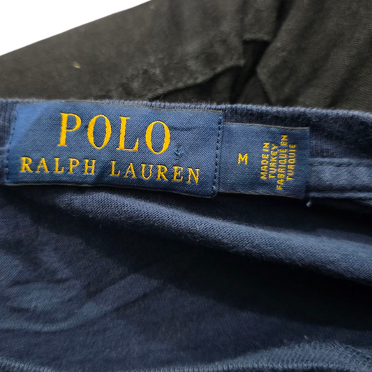 Playera Ralph Lauren Mediana M Azul Pony Grande