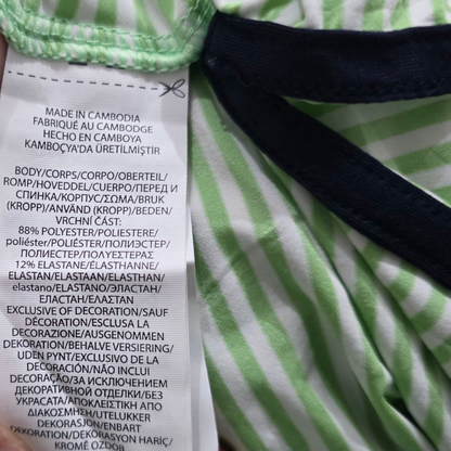 Playera Vineyard Vines Chico S Verde Lineas