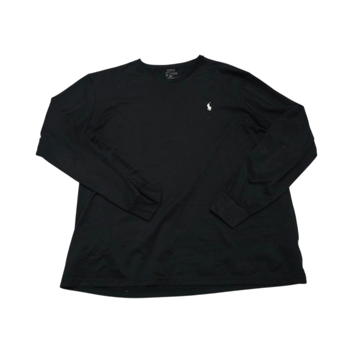 Playera Manga Larga Performance Ralph Lauren Xgrande Negro