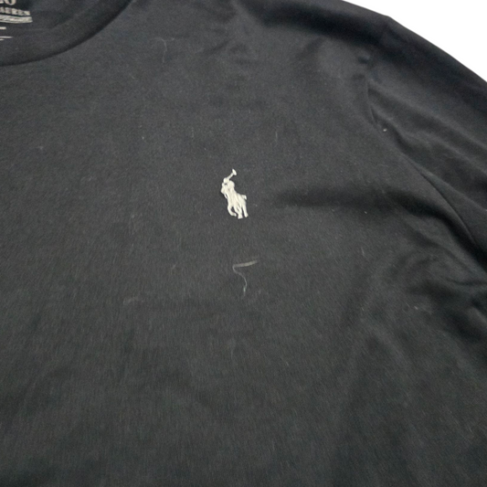 Playera Manga Larga Performance Ralph Lauren Xgrande Negro