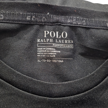 Playera Manga Larga Performance Ralph Lauren Xgrande Negro