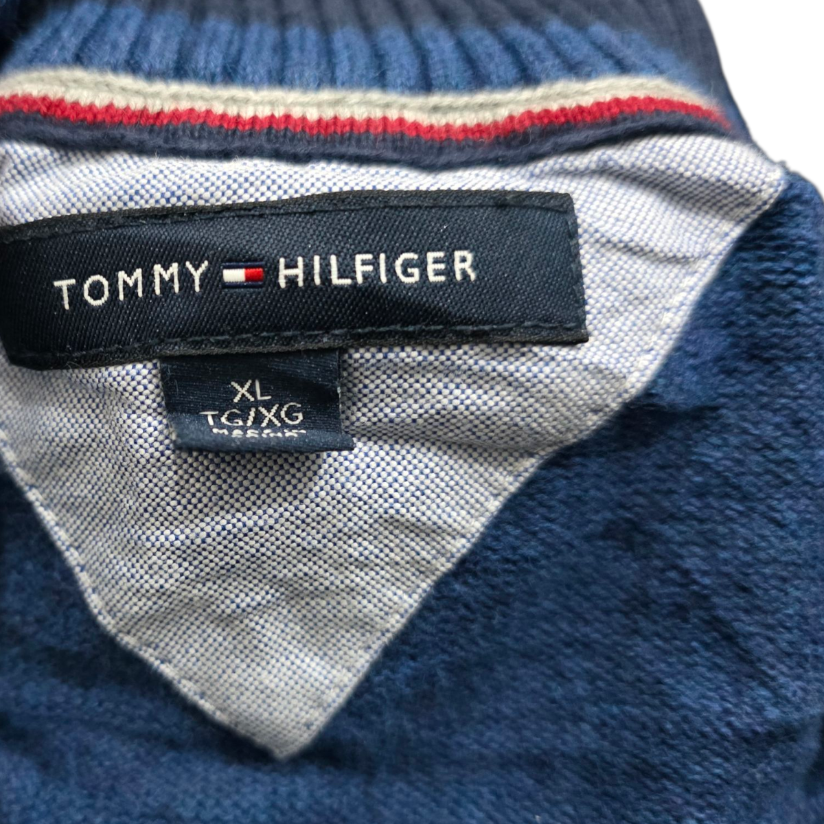 Sueter Tommy Hilfiger Xgrande Xl Azul