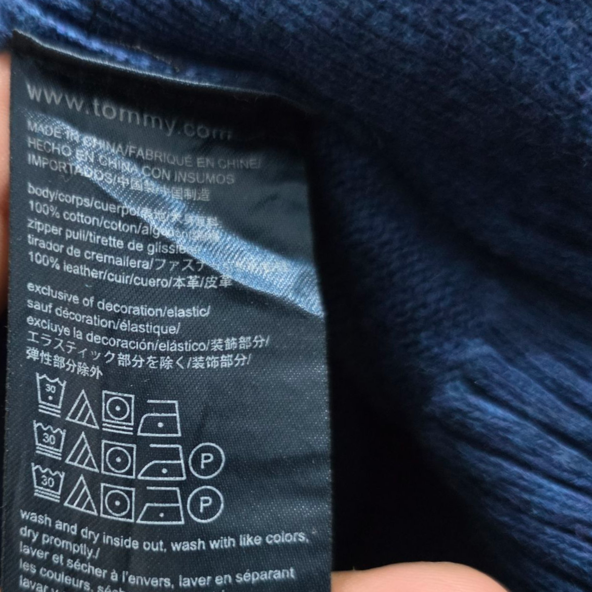 Sueter Tommy Hilfiger Xgrande Xl Azul