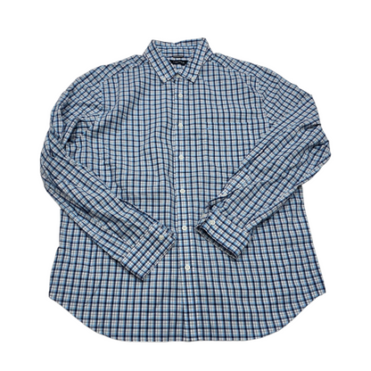 Camisa Nautica Xgrande Xl Cuadro Azul